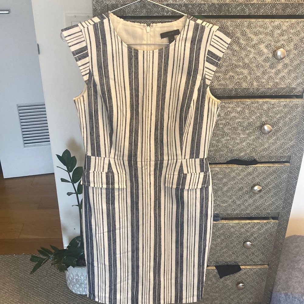 J. Crew summer tweed sheath dress
